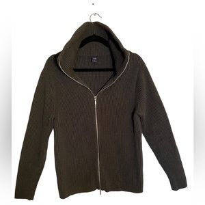 GAP Heavy Ribbed Zippered Sweater